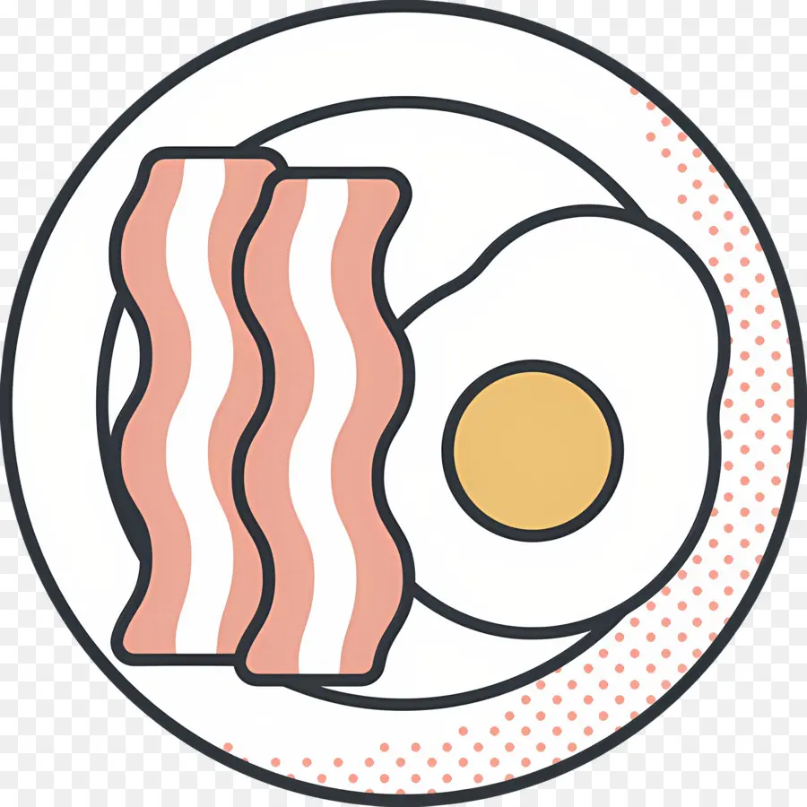 Bacon Et œufs，Oeuf Et Bacon PNG