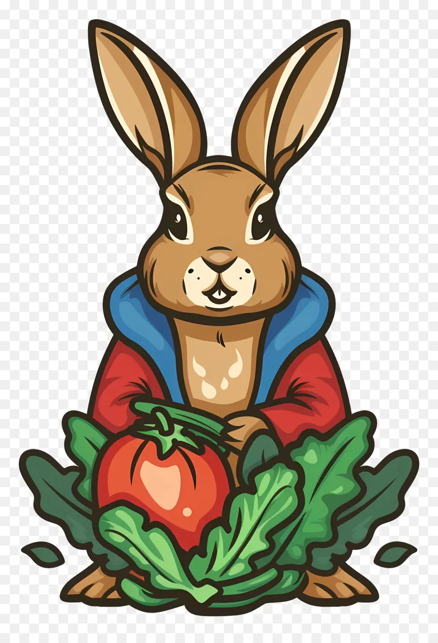 Pierre Lapin，Lapin à La Tomate PNG