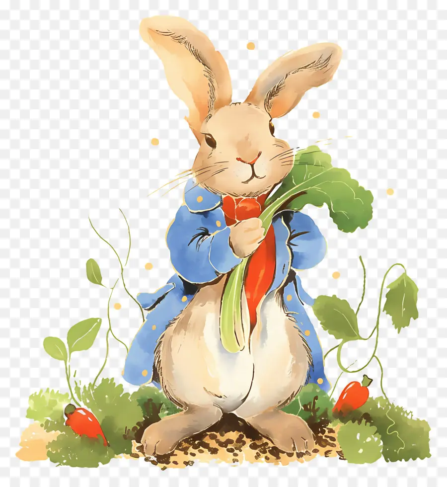 Pierre Lapin，Lapin Aux Légumes PNG