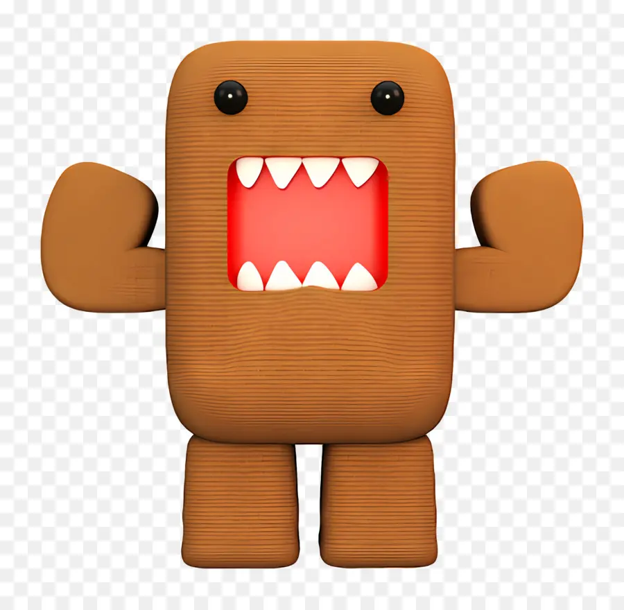 Domo Kun，Monstre Marron PNG