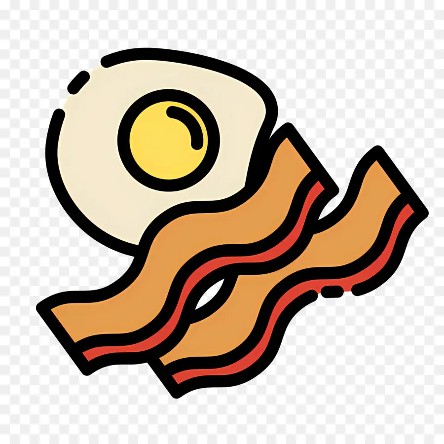 Bacon Et œufs，Oeuf Et Bacon PNG