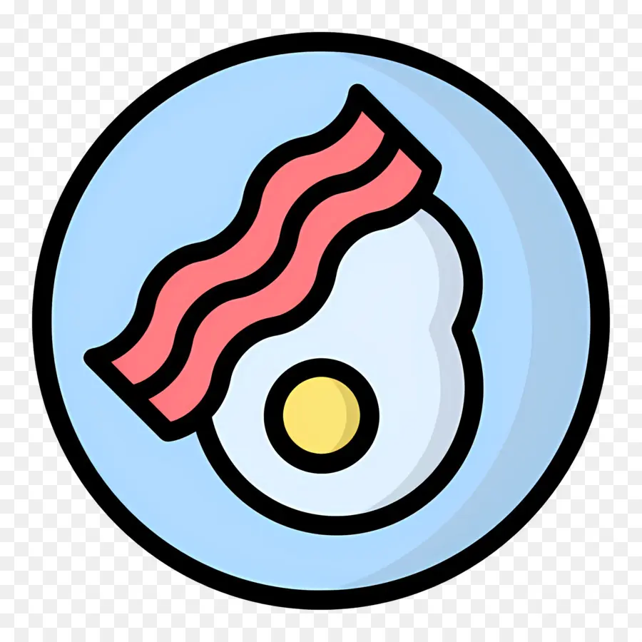 Bacon Et œufs，Oeuf Et Bacon PNG