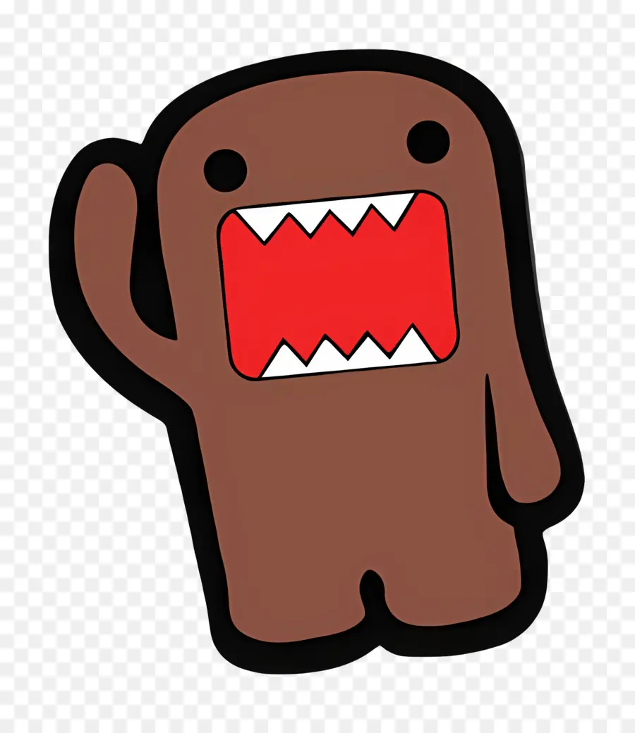 Domo Kun，Monstre Marron PNG