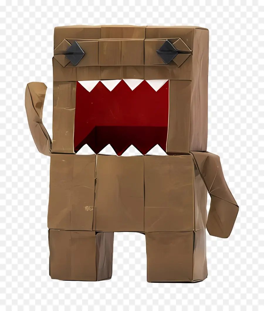 Domo Kun，Jouet En Carton PNG