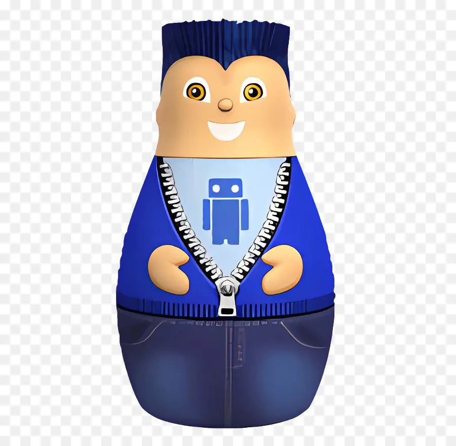 Héros D'higglytown，Personnage De Dessin Animé En Veste Bleue PNG