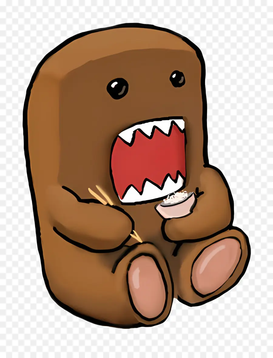 Domo Kun，Monstre Marron PNG