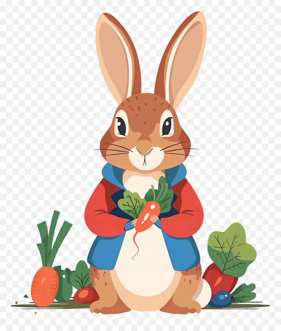 Pierre Lapin，Lapin Aux Légumes PNG