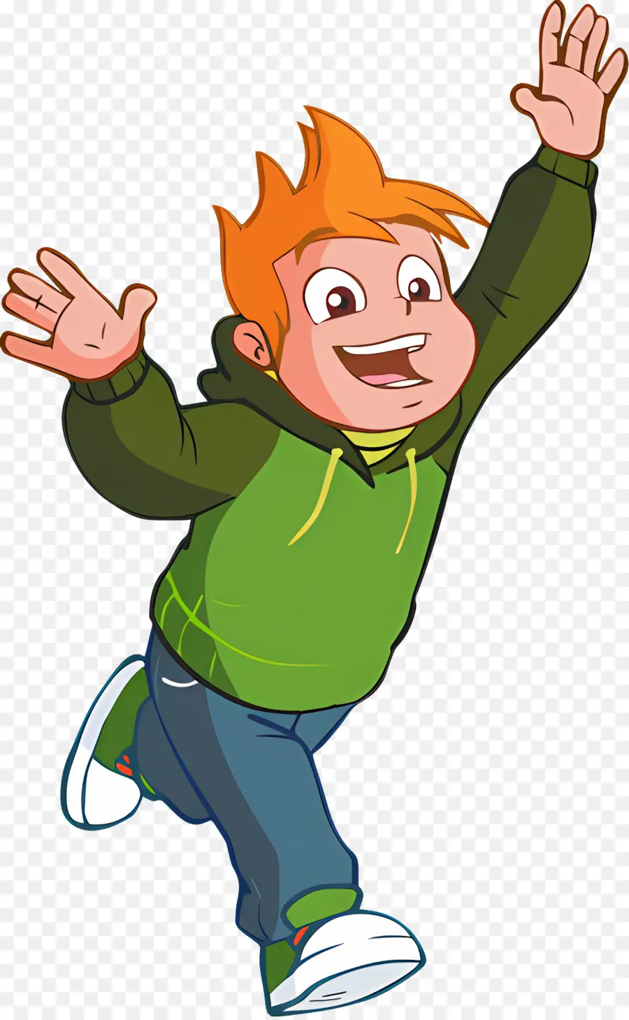 Personnage De Dessin Animé，Garçon Aux Cheveux Orange PNG