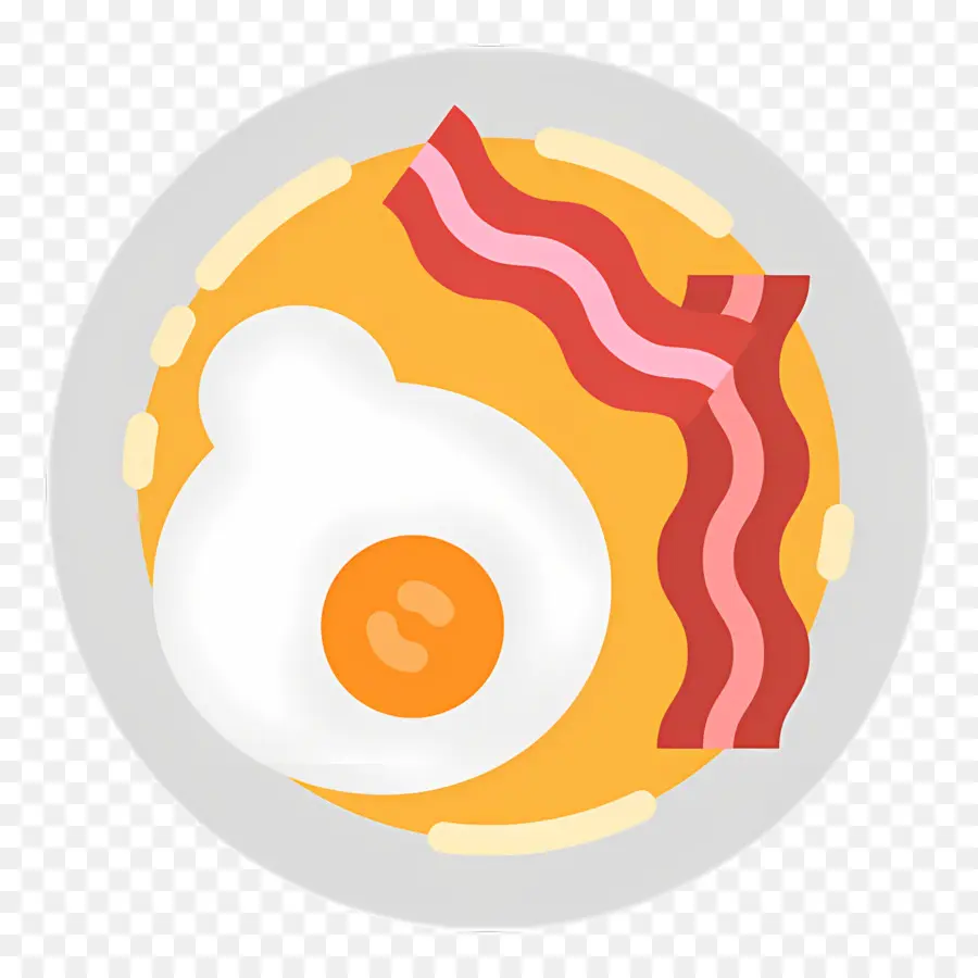 Bacon Et Oeufs，Oeuf Et Bacon PNG