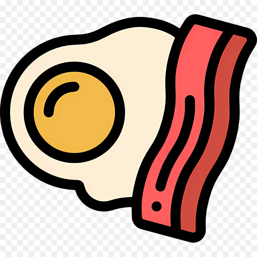 Bacon Et œufs，Oeuf Et Bacon PNG