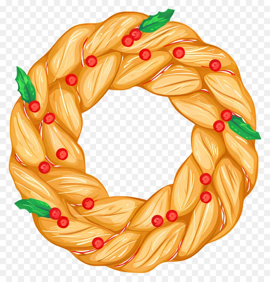 Pain De Noël Espagnol，Couronne De Pain PNG