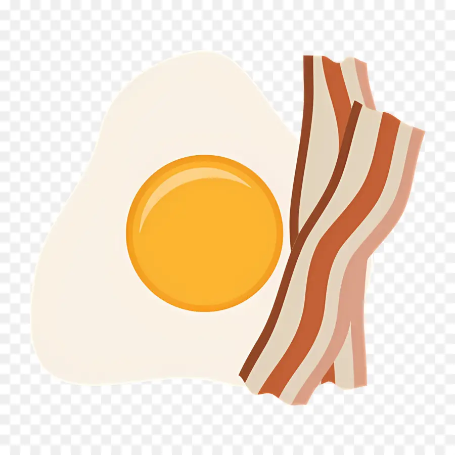 Bacon Et œufs，Petit Déjeuner PNG