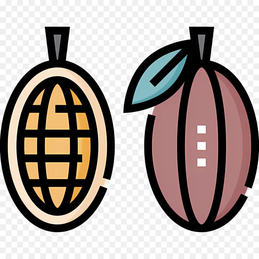 Fève De Cacao，Gousses De Cacao PNG