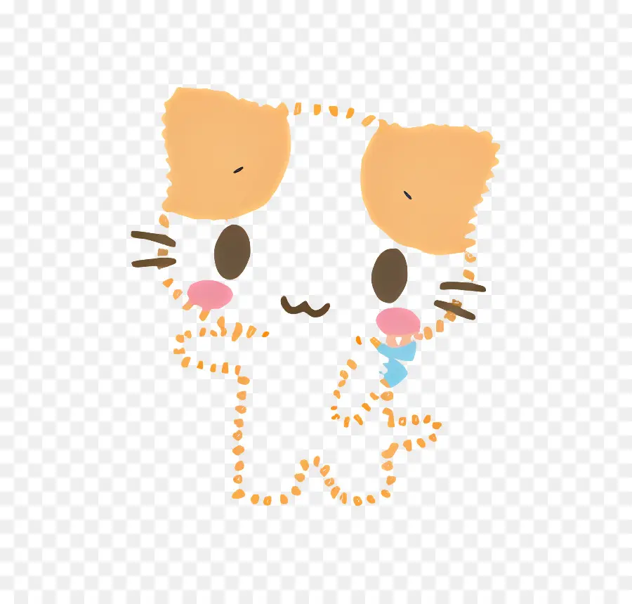 Sanrio，Chat Mignon De Griffonnage PNG