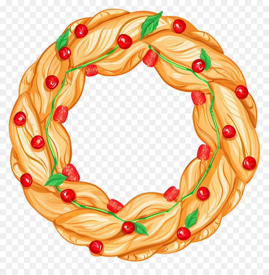 Pain De Noël Espagnol，Couronne De Pain PNG