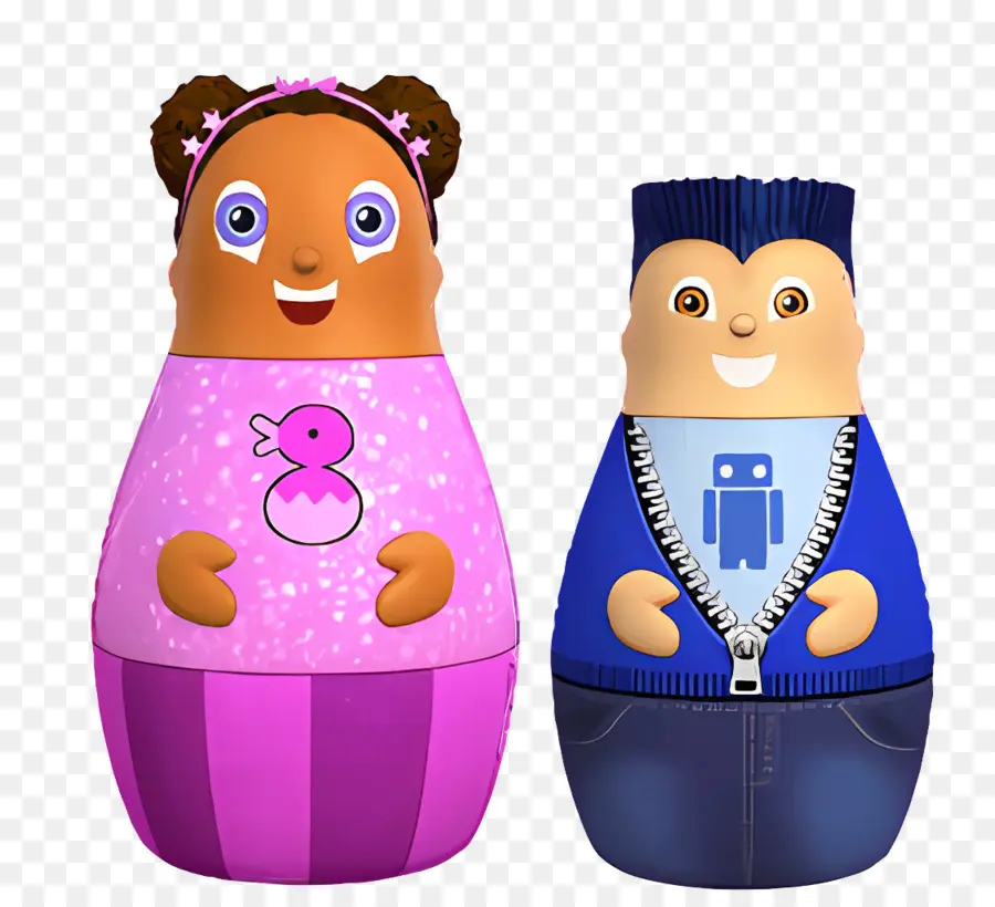 Héros D'higglytown，Deux Personnages De Dessins Animés PNG