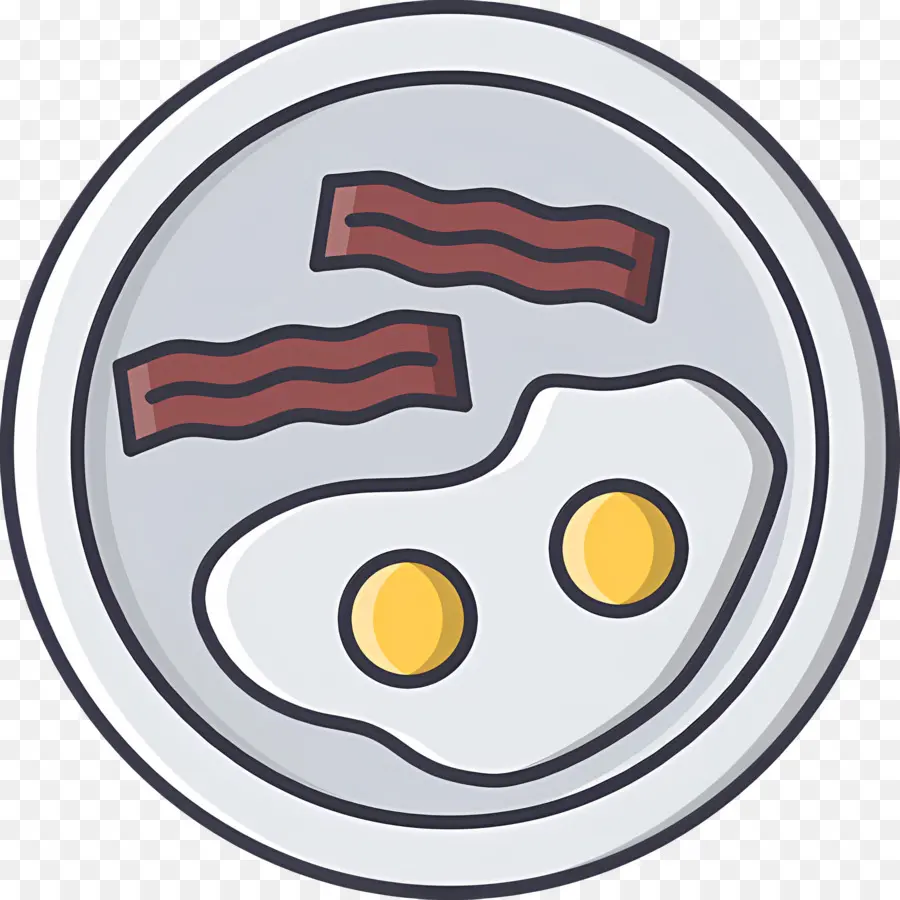 Bacon Et œufs，Oeuf Et Bacon PNG