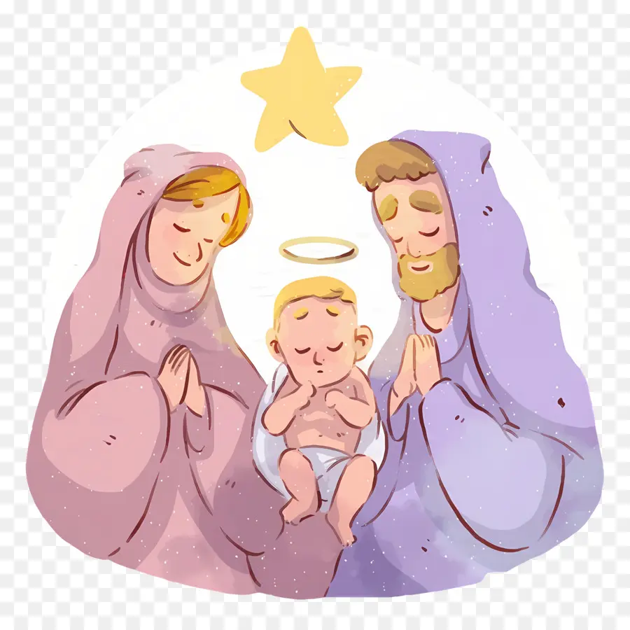 Crèche De Noël，Marie PNG