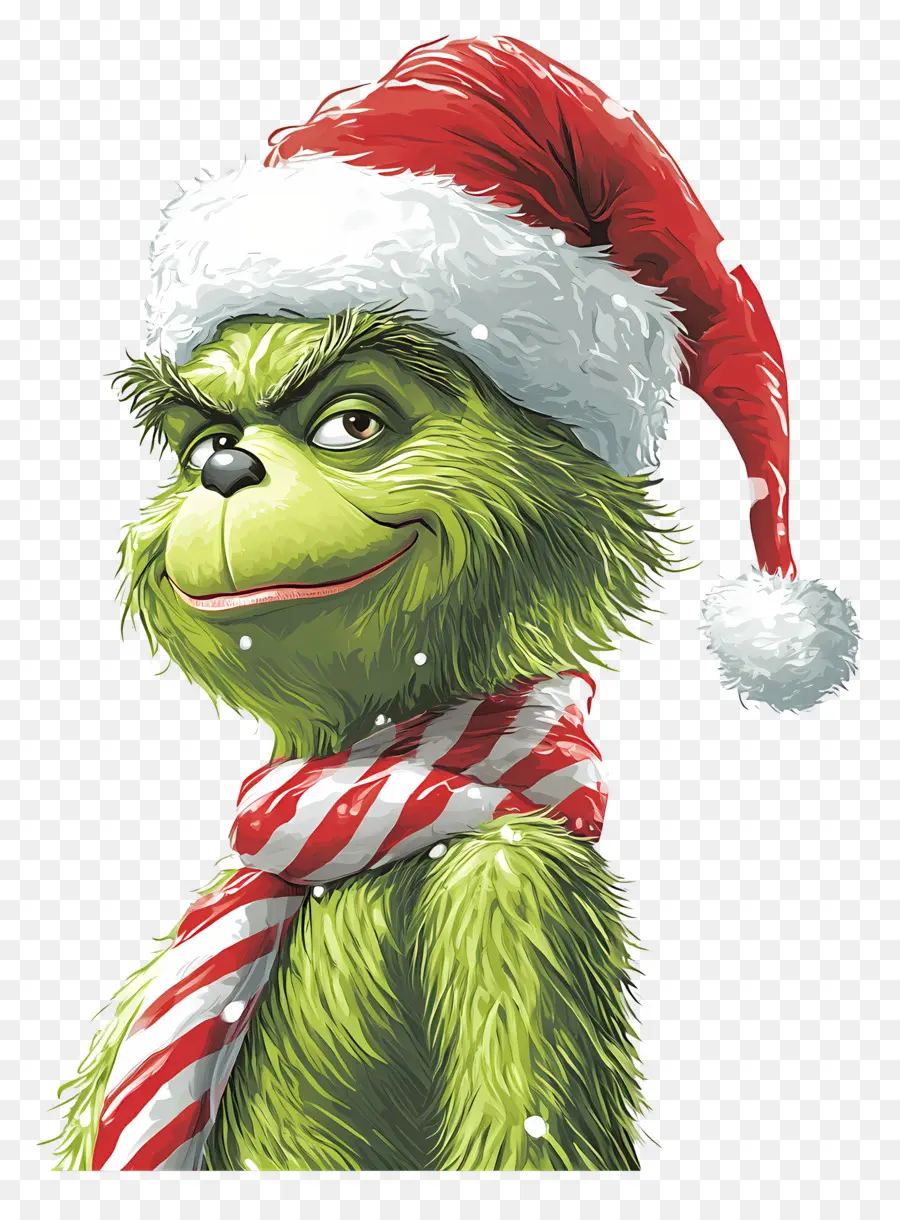 Grinch De Noël，Grinch Vert PNG