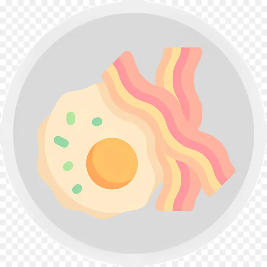 Bacon Et œufs，Oeuf Et Bacon PNG