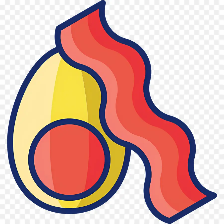 Bacon Et Oeufs，Oeuf Et Bacon PNG