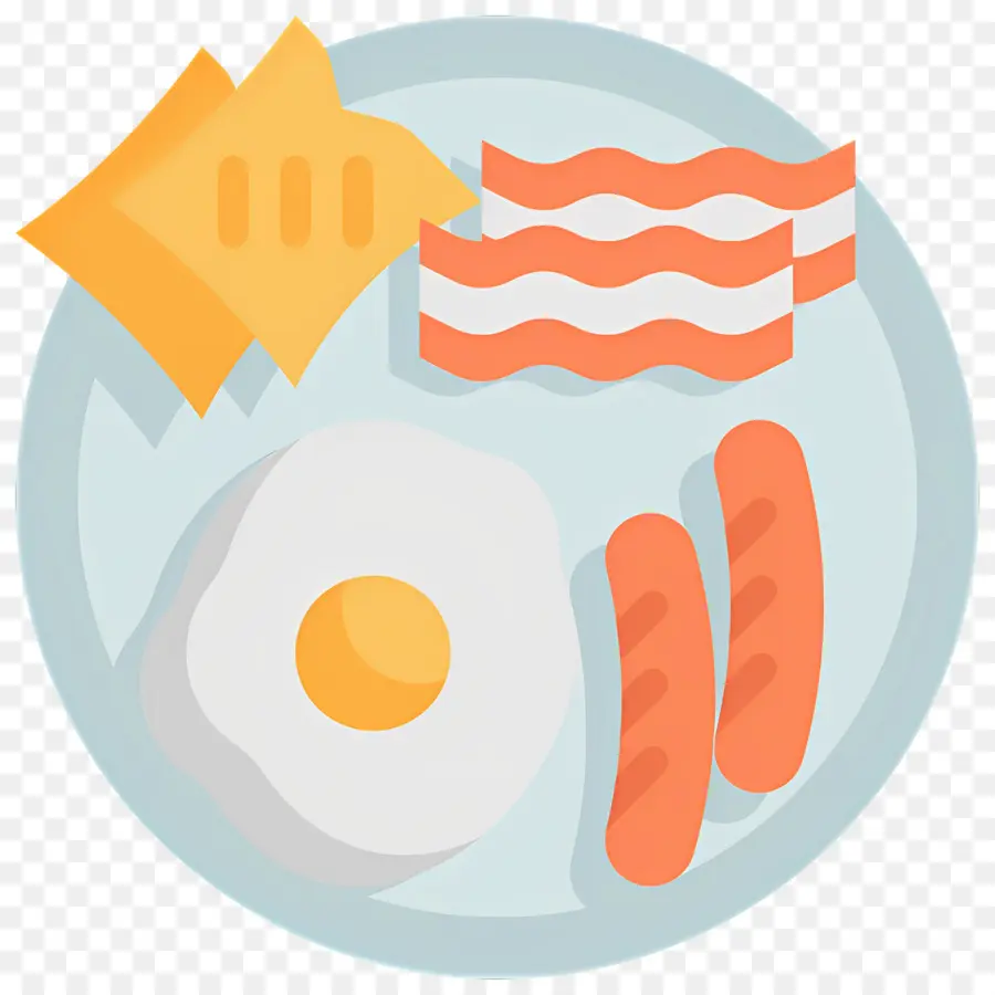 Bacon Et Oeufs，Oeuf Bacon Et Saucisses PNG