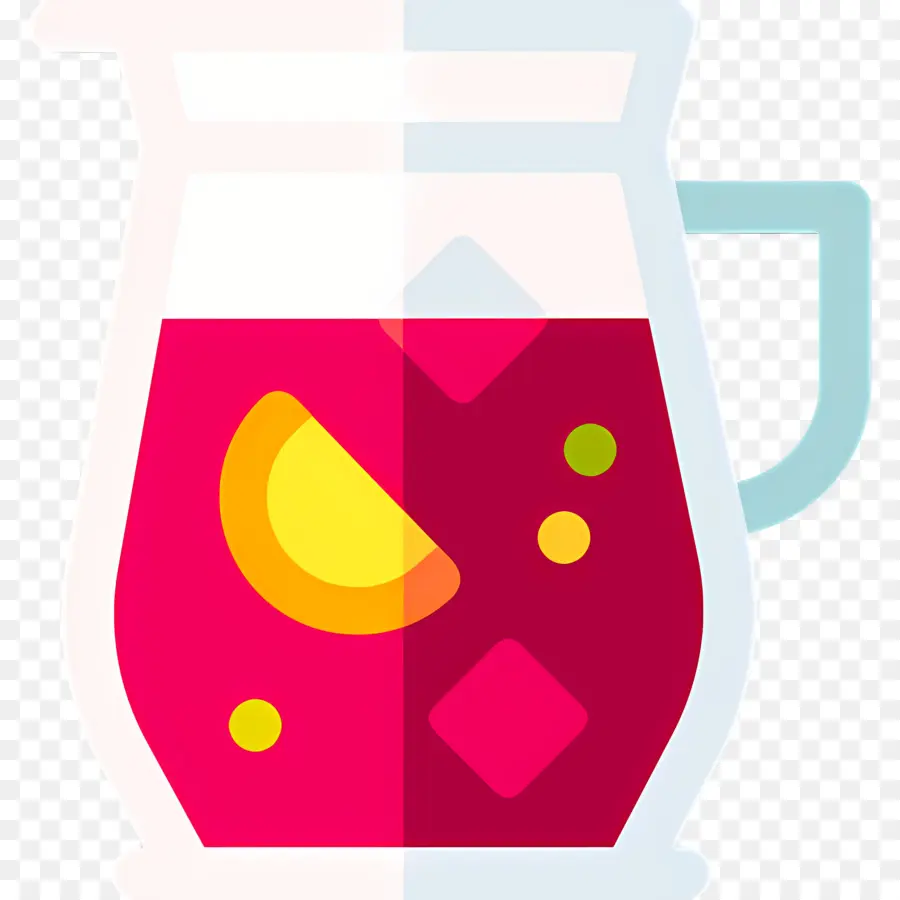 Sangria，Pichet Avec Boisson à L'orange PNG