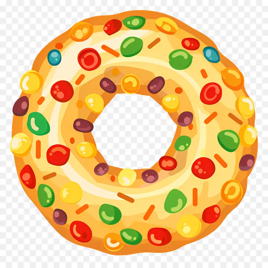 Pain De Noël Espagnol，Donut PNG