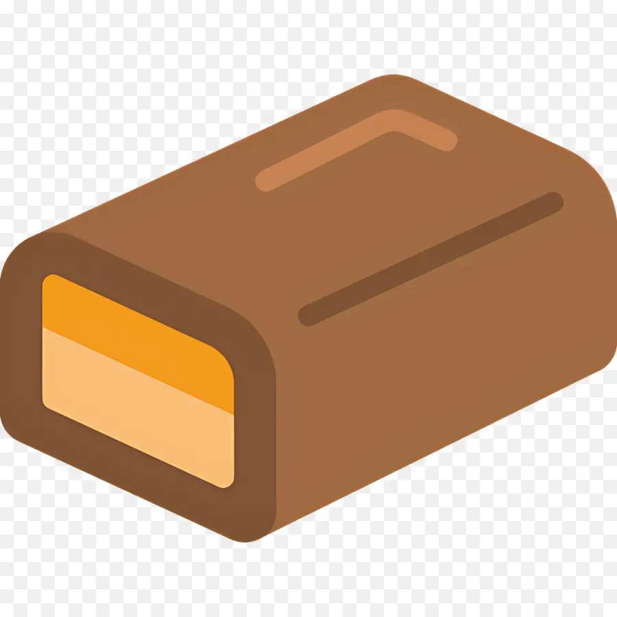 Barre De Chocolat，Chocolat Caramel PNG