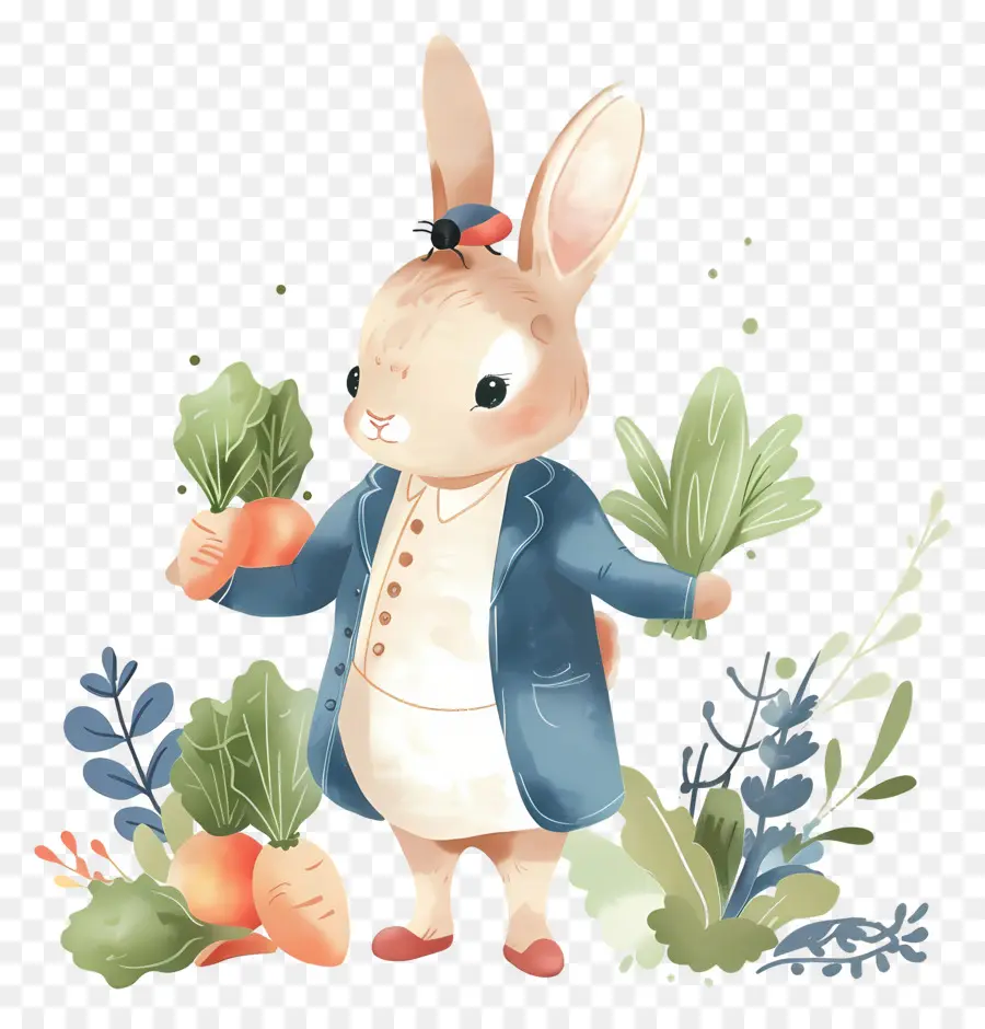 Pierre Lapin，Lapin Aux Légumes PNG