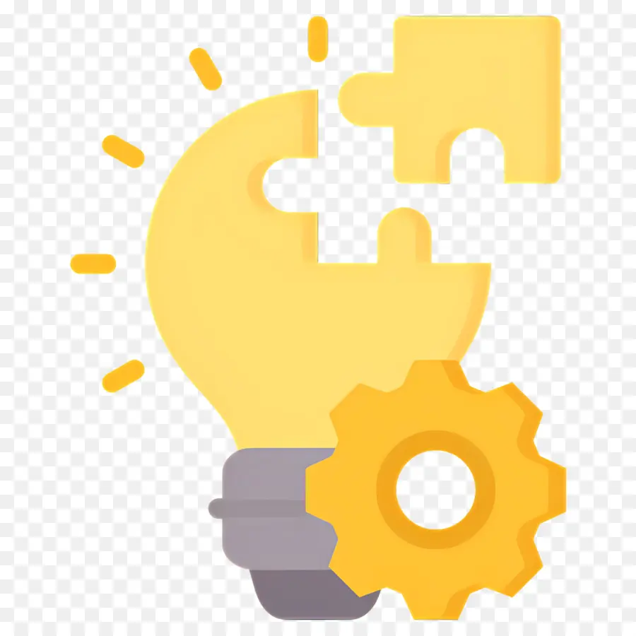 Innovation，Puzzle D'ampoule PNG