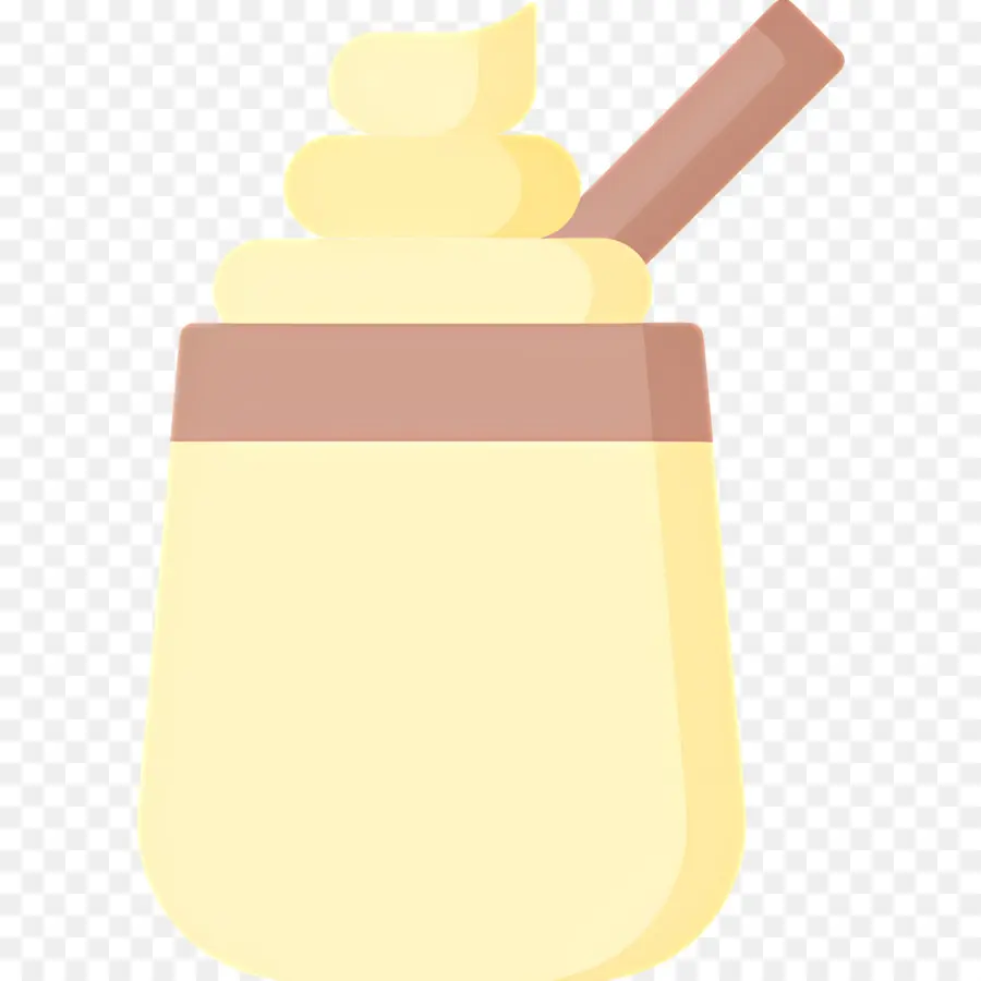 Lait De Poule，Pot Jaune PNG