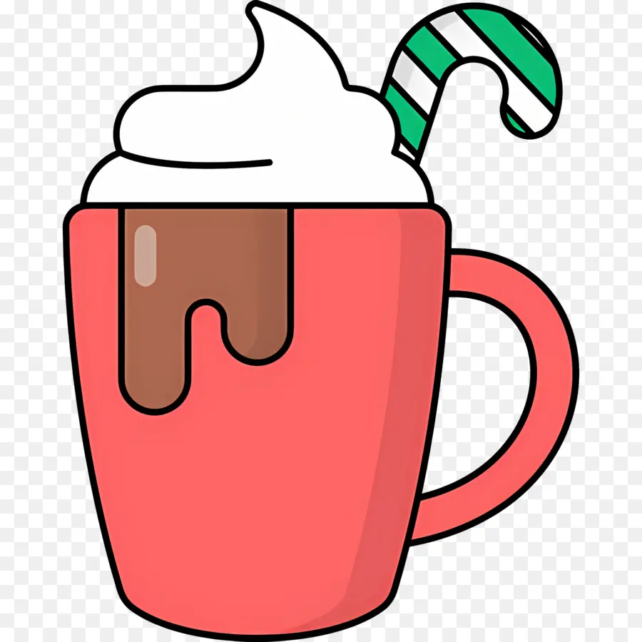 Chocolat Chaud De Noël，Tasse De Chocolat Chaud PNG