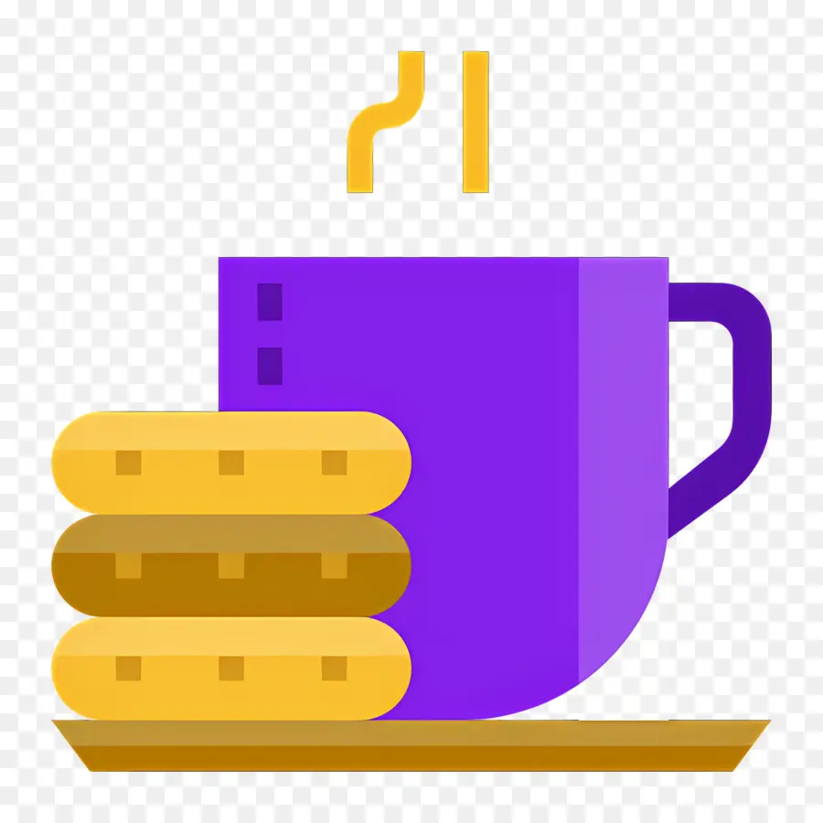 Chocolat Chaud Et Biscuits，Café Et Biscuits PNG