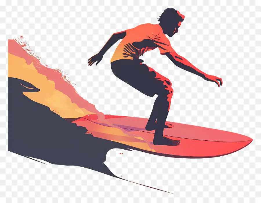 Surfeur，Snowboardeur PNG