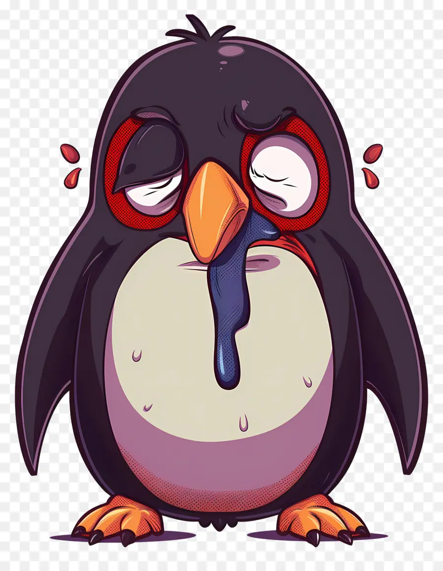 Pingouin Qui Pleure，Pingouin Triste PNG