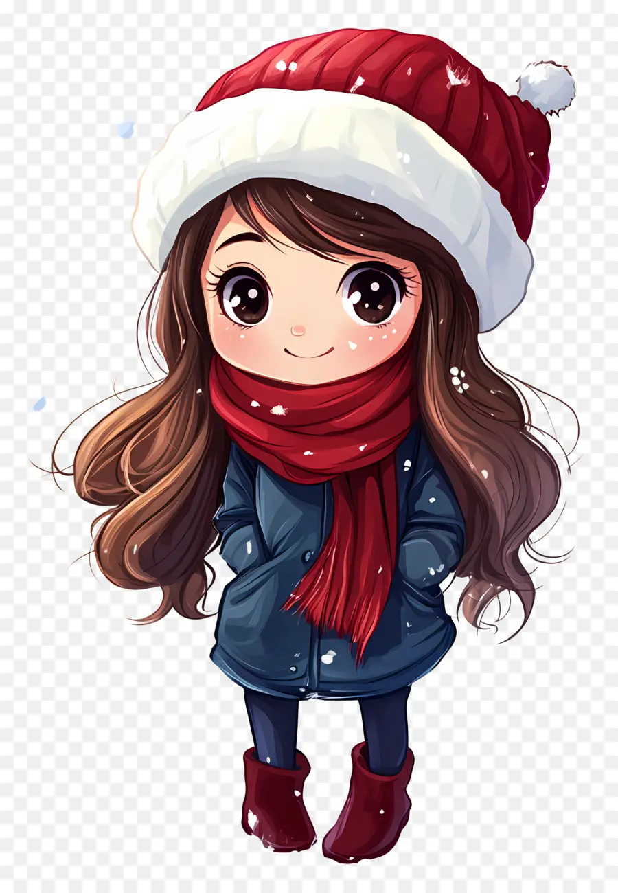 Fille D'hiver，Personnage Chibi PNG