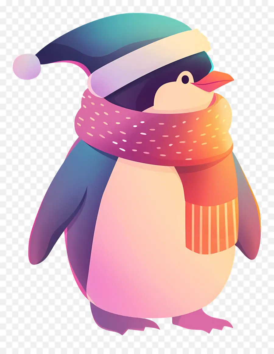 Pingouin De Noël，Pingouin Avec écharpe PNG