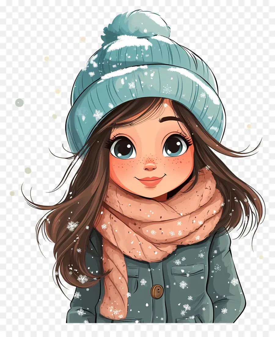 Fille D'hiver，Personnage Chibi PNG