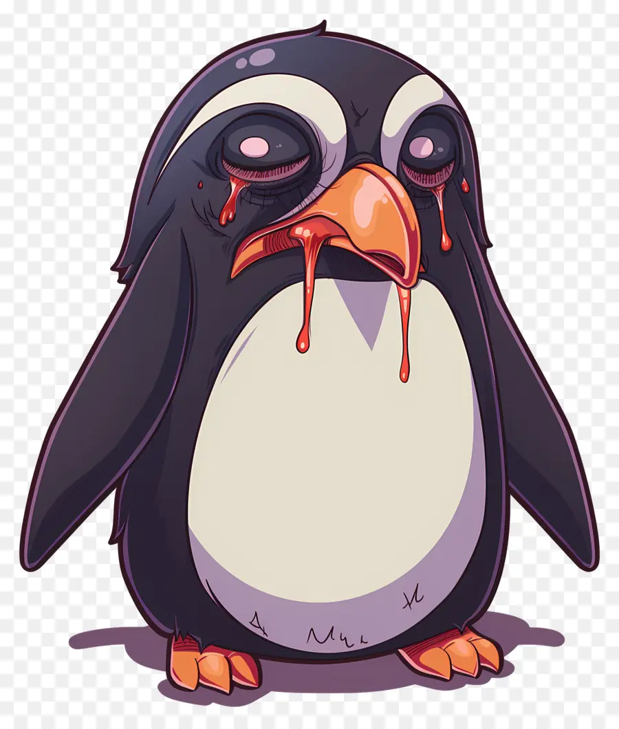 Pingouin Qui Pleure，Pingouin Triste PNG