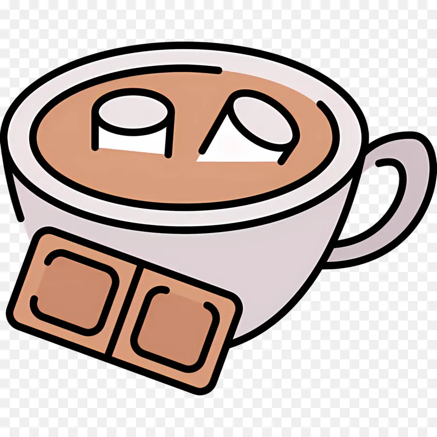 Chocolat Chaud à La Guimauve，Chocolat Chaud PNG