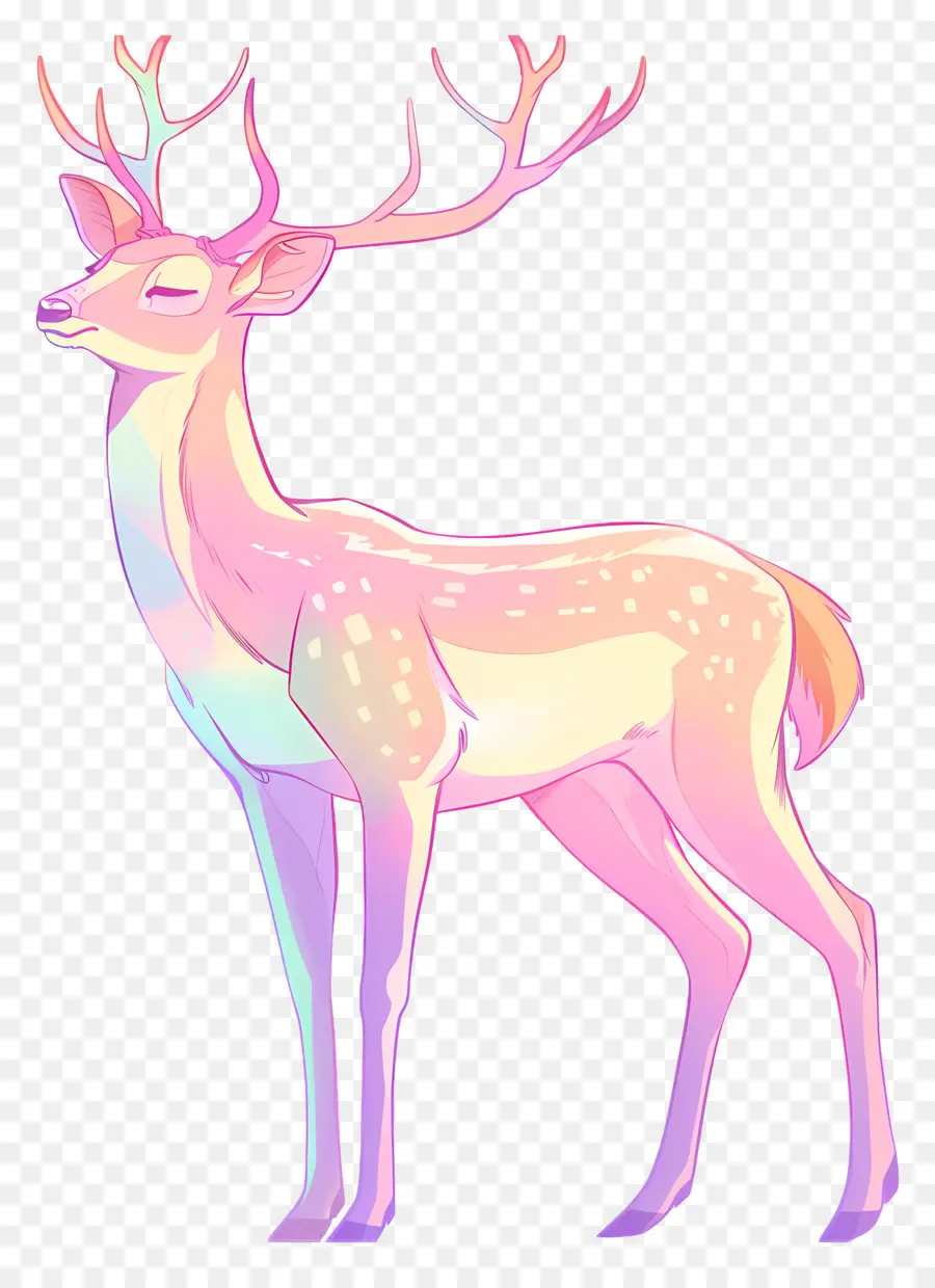 Cerf De Noël，Antilope Aquarelle PNG