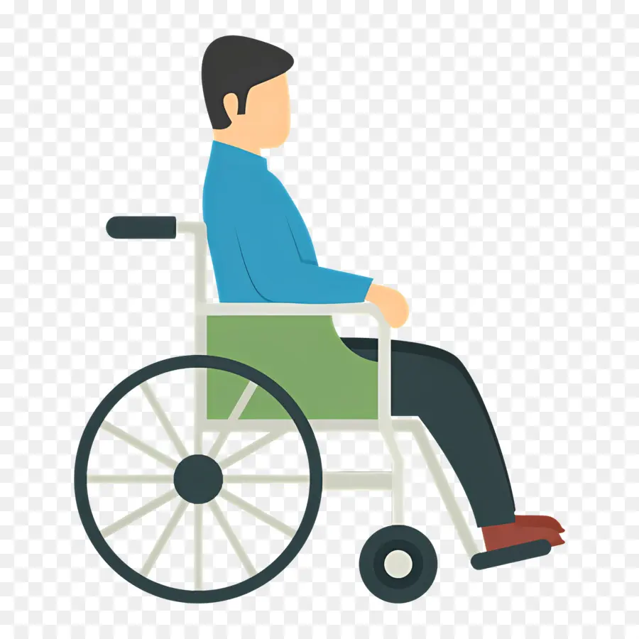 Personnes Handicapées，Personne En Fauteuil Roulant PNG