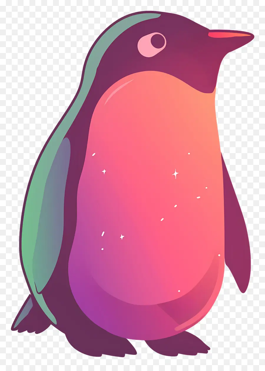 Pingouin De Noël，Pingouin Coloré PNG