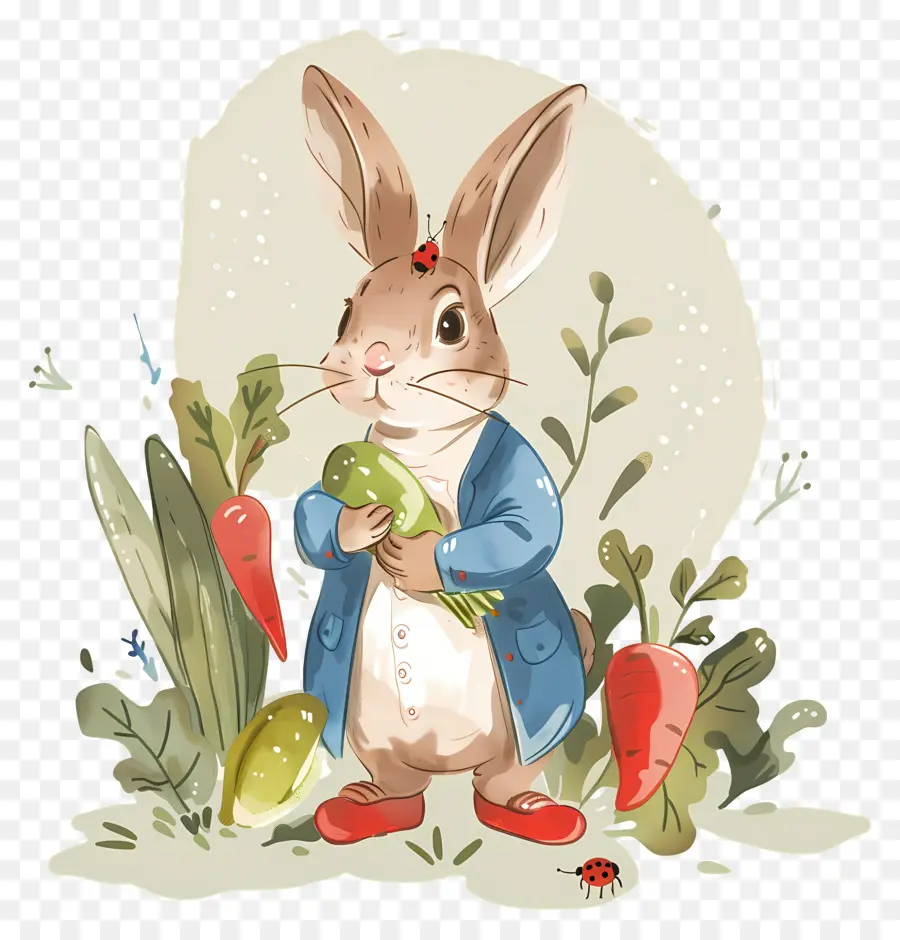 Pierre Lapin，Lapin Aux Légumes PNG