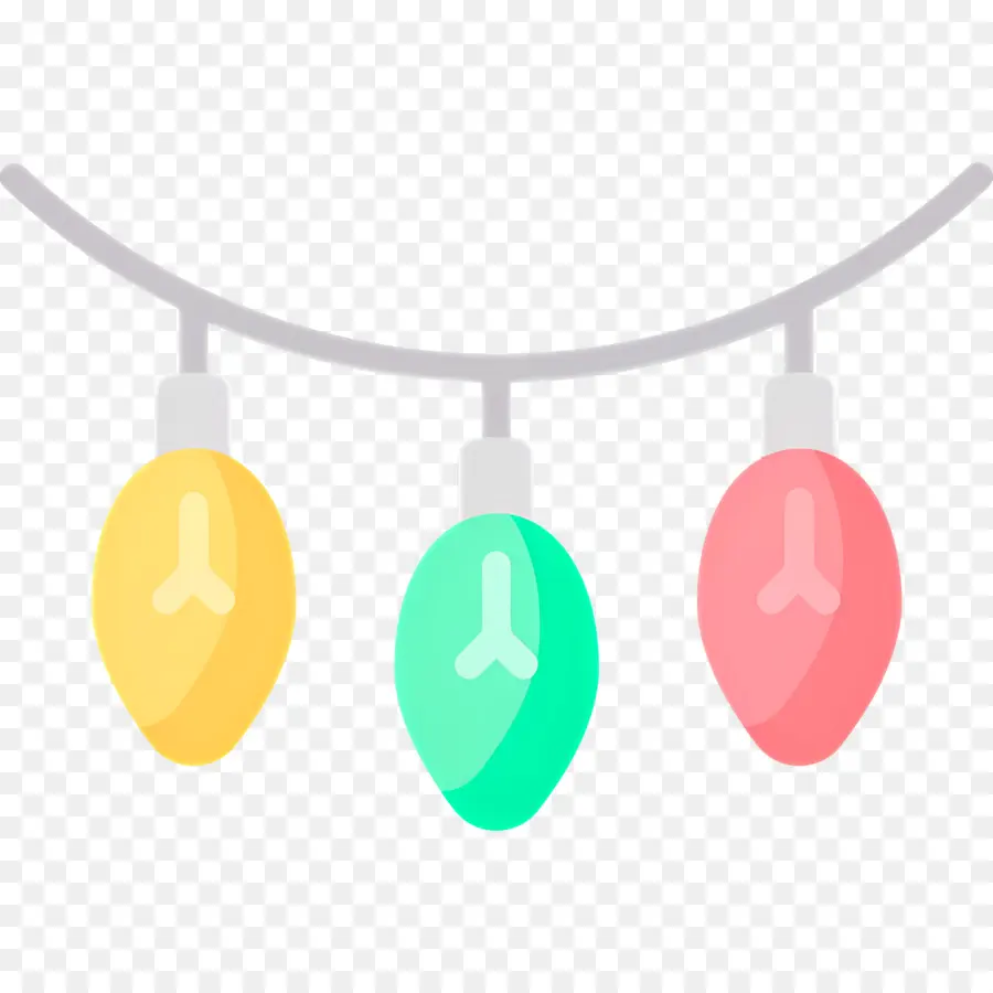 Lumières De Noël，Coloré PNG