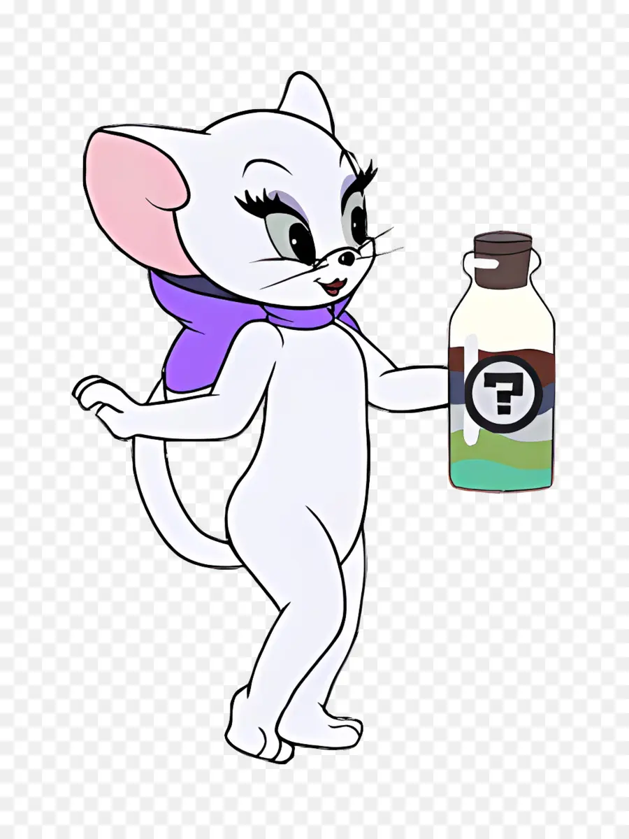 Toodles à Gogo，Souris Blanche PNG