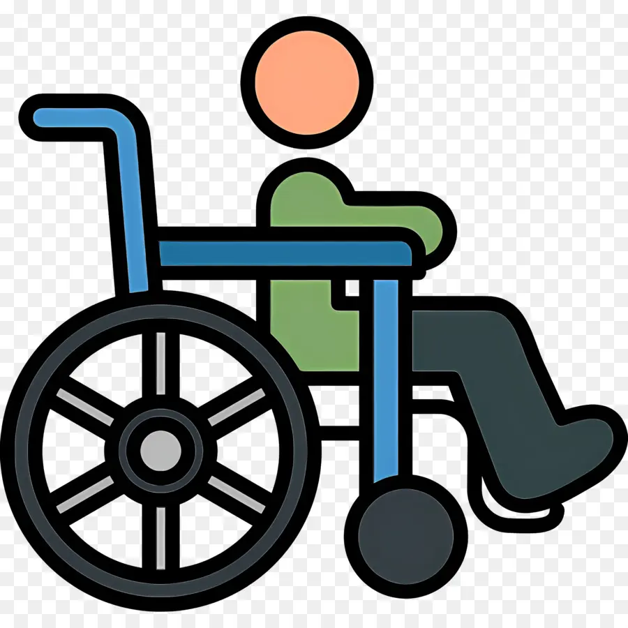 Personnes Handicapées，Personne En Fauteuil Roulant PNG