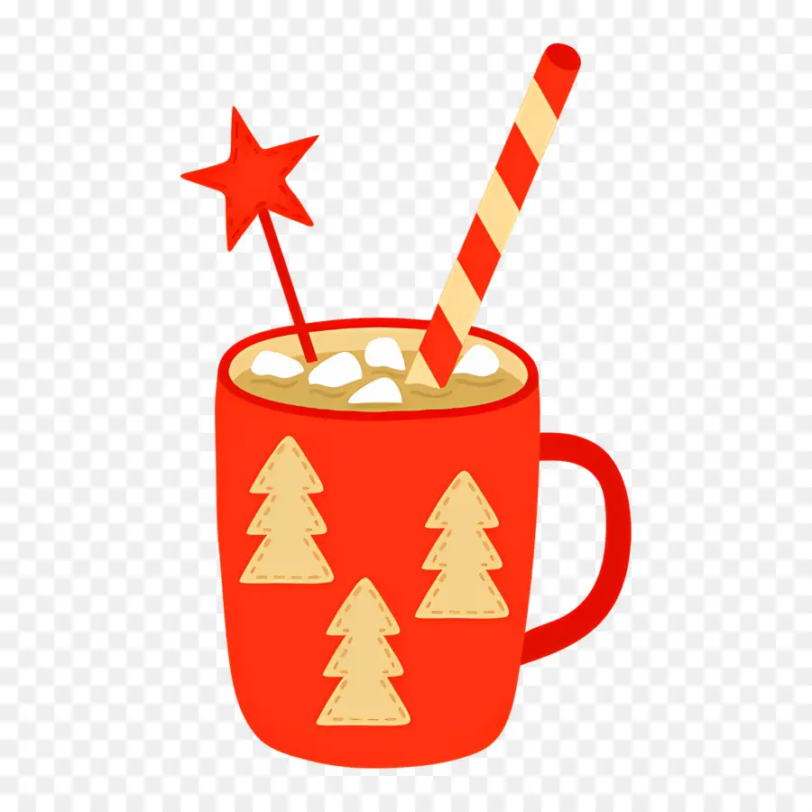 Chocolat Chaud De Noël，Chocolat Chaud PNG