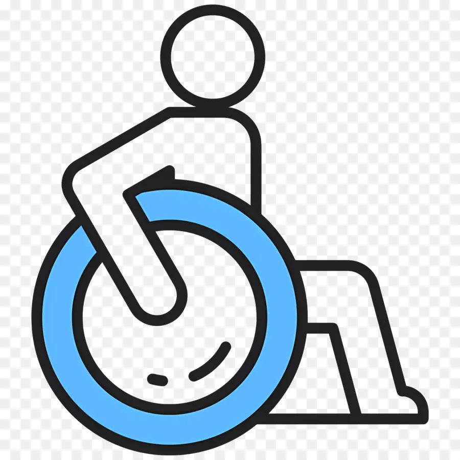 Personnes Handicapées，Icône De Fauteuil Roulant PNG